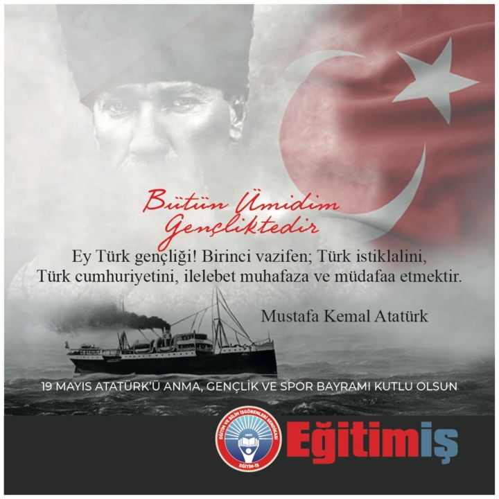 Eğitim-İş, 19 Mayıs Atatürk’ü Anma, Gençlik ve Spor Bayramı kapsamında