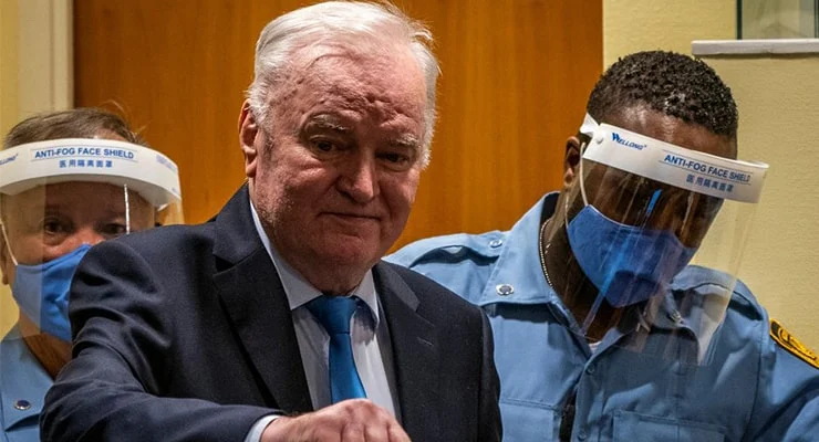 Bosna Kasabı Mladiç’in tahliye talebine ret BM’ye bağlı Uluslararası Ceza Mahkemesi, ömür boyu hapis cezası çeken